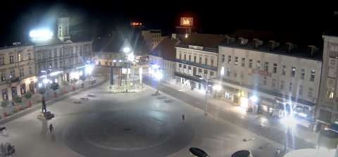 Webcam Görüntüsü Ante Starcevic Meydanı, Osijek, Hırvatistan