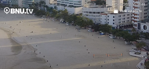 Webcam-Bild: Strand von Balneario Camboriu: blick vom Riesenrad