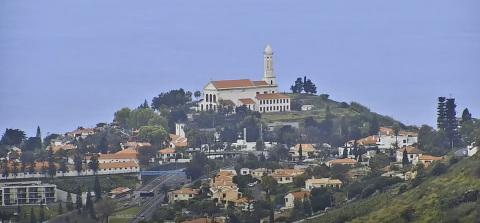 Widok z kamery San Roque, miasto Funchal