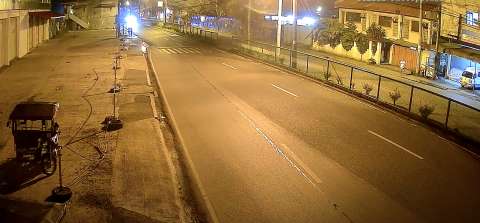 Вид с веб-камеры на улицу Леона Гарсии в городе Давао