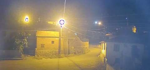 Udsigt fra webcam til landsbyen Pinarbeyli