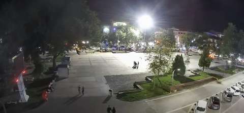 Widok z kamery internetowej: Plac Republiki w Erbaa - prowincja Tokat